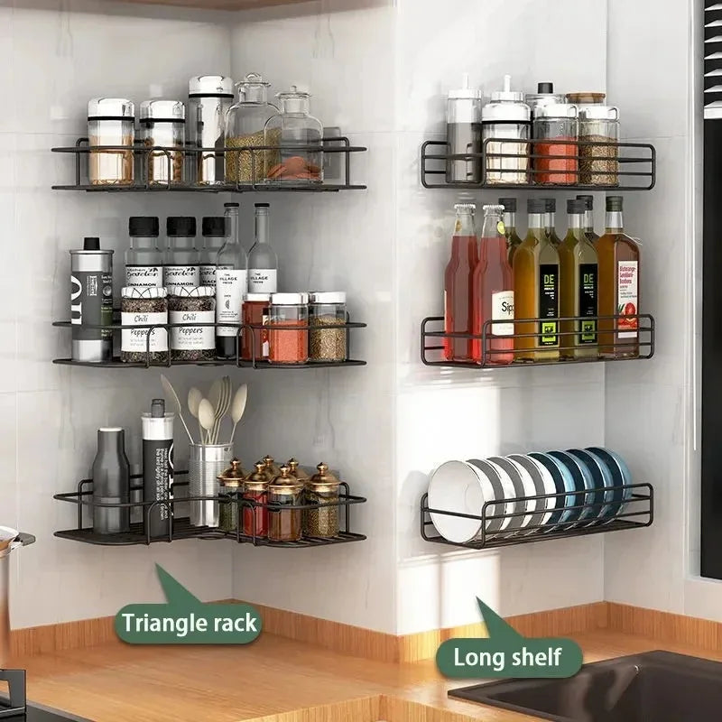 Toilet Storage Rack Bathroom Shelf Wall Mounted Shelf Bracket Bathroom Accessory Organizer