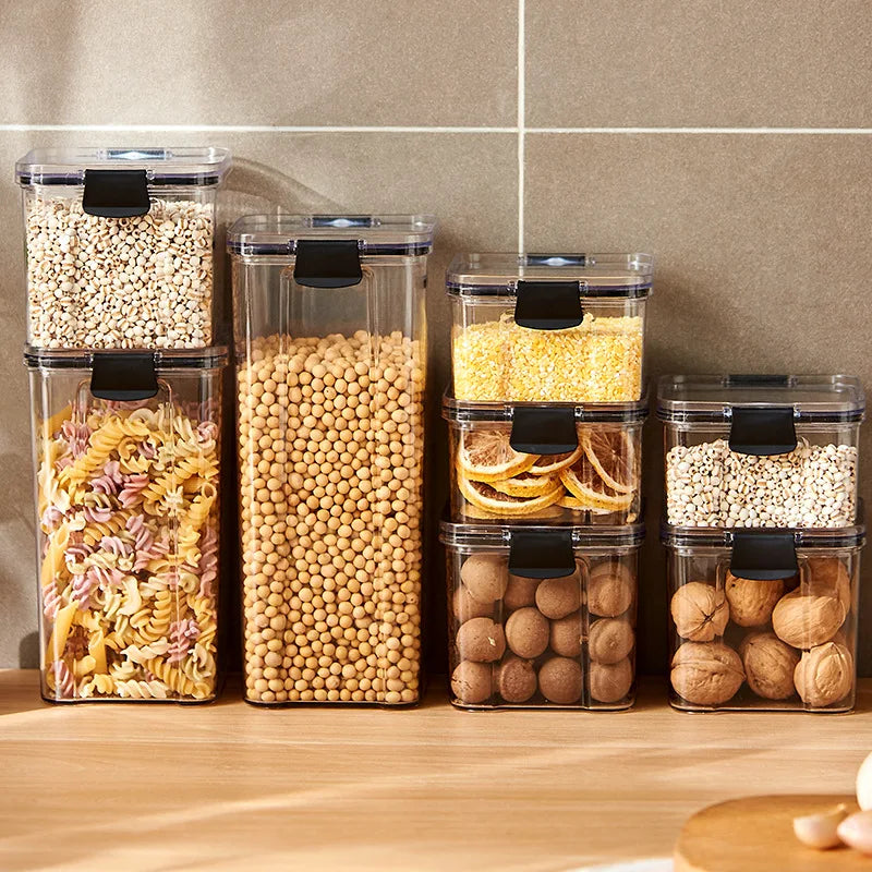 Sealed Jars Kitchen Grain Storage Organizer Large Tank