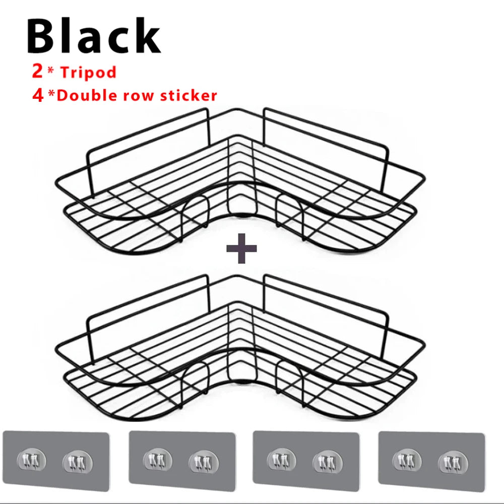 Toilet Storage Rack Bathroom Shelf Wall Mounted Shelf Bracket Bathroom Accessory Organizer