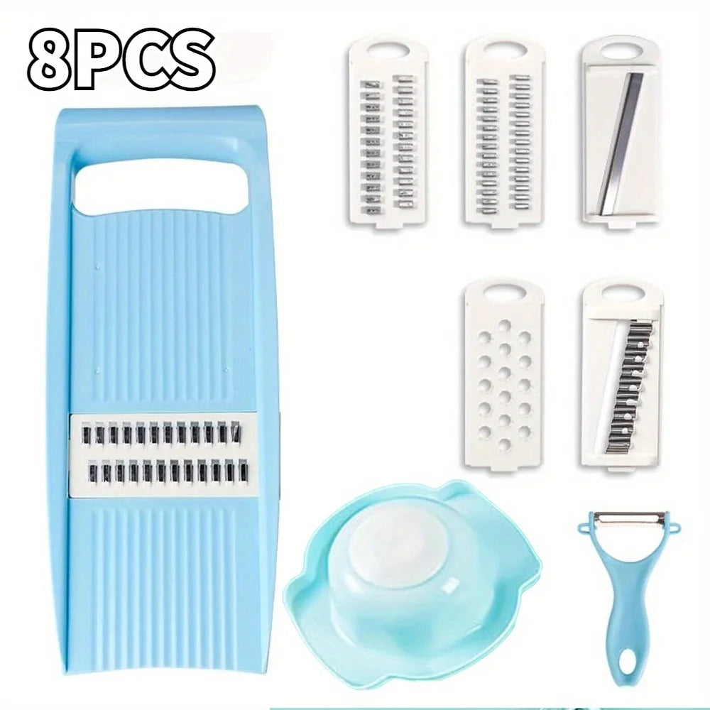 5 in1 Vegetable Fruit Slicer Multifunctional Manual Food
