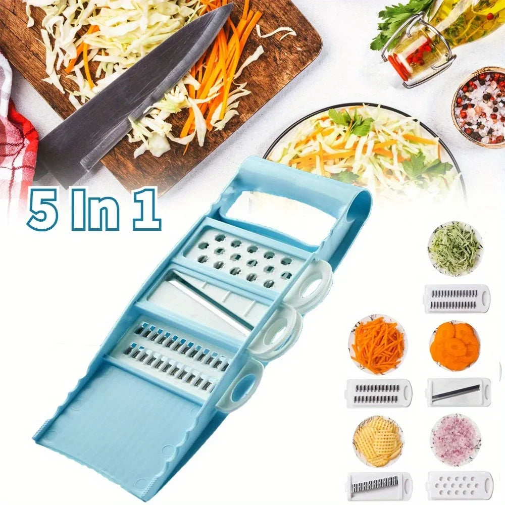 5 in1 Vegetable Fruit Slicer Multifunctional Manual Food