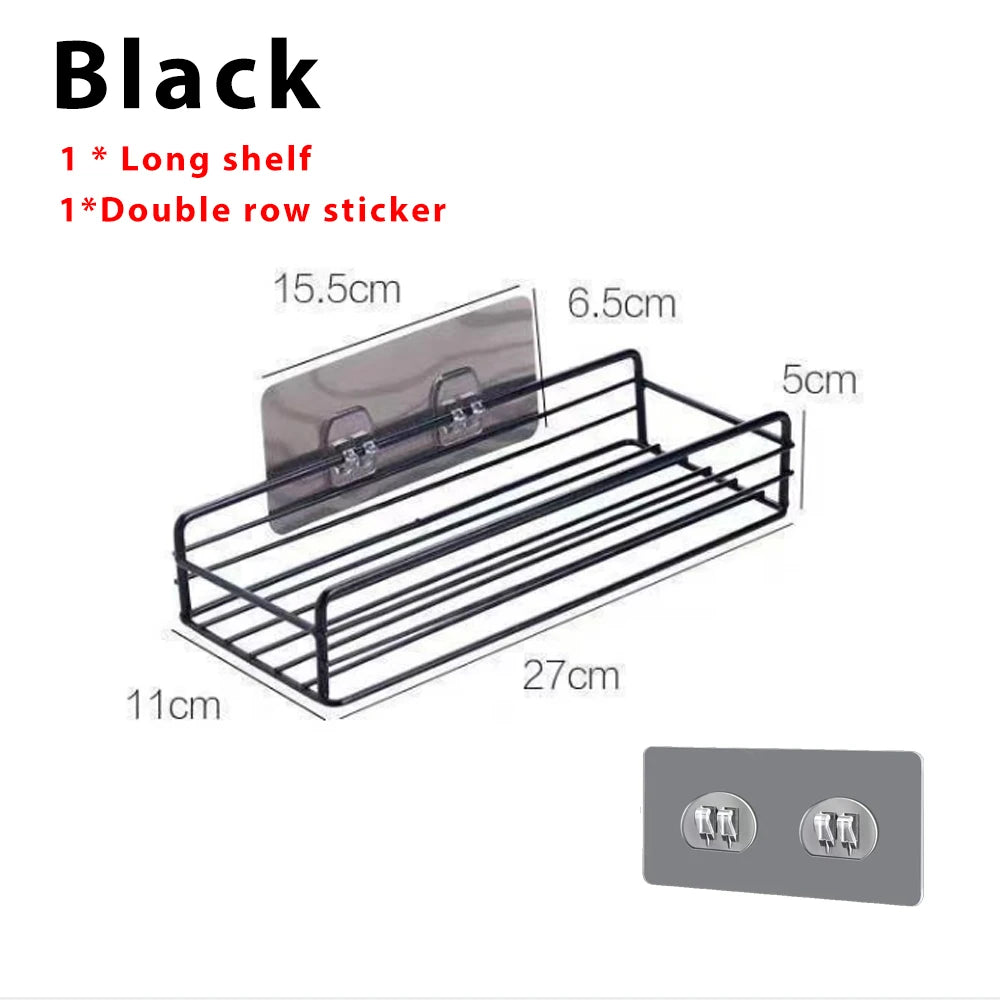 Toilet Storage Rack Bathroom Shelf Wall Mounted Shelf Bracket Bathroom Accessory Organizer