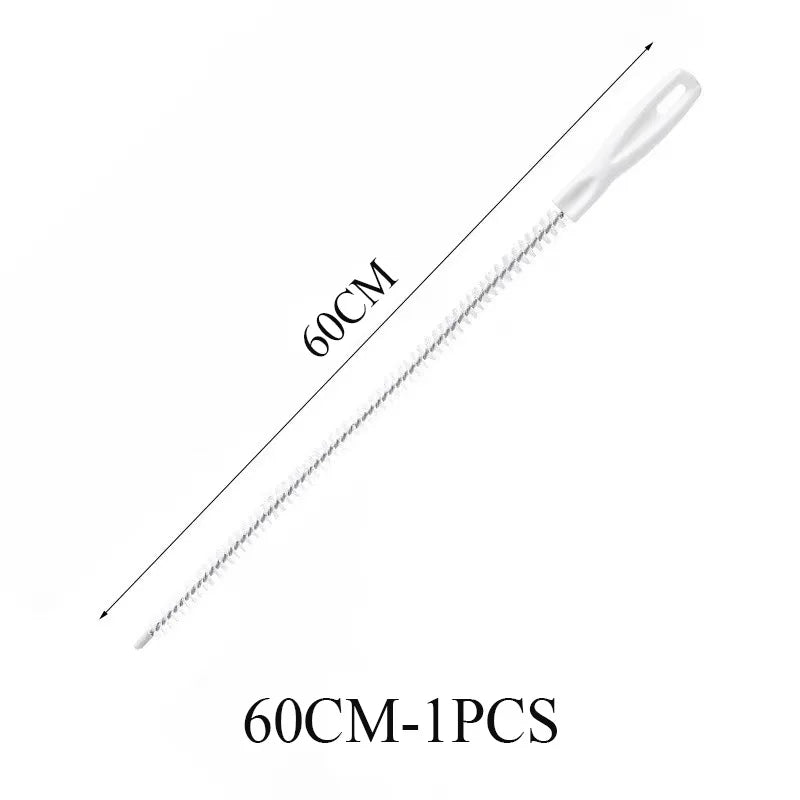 Sink Drain Cleaning Brush Pipe Unclogger Dredging Brush Bendable Sink Sewer Drain Brush Bathroom Sink Hair Cleaner Remover Tool
