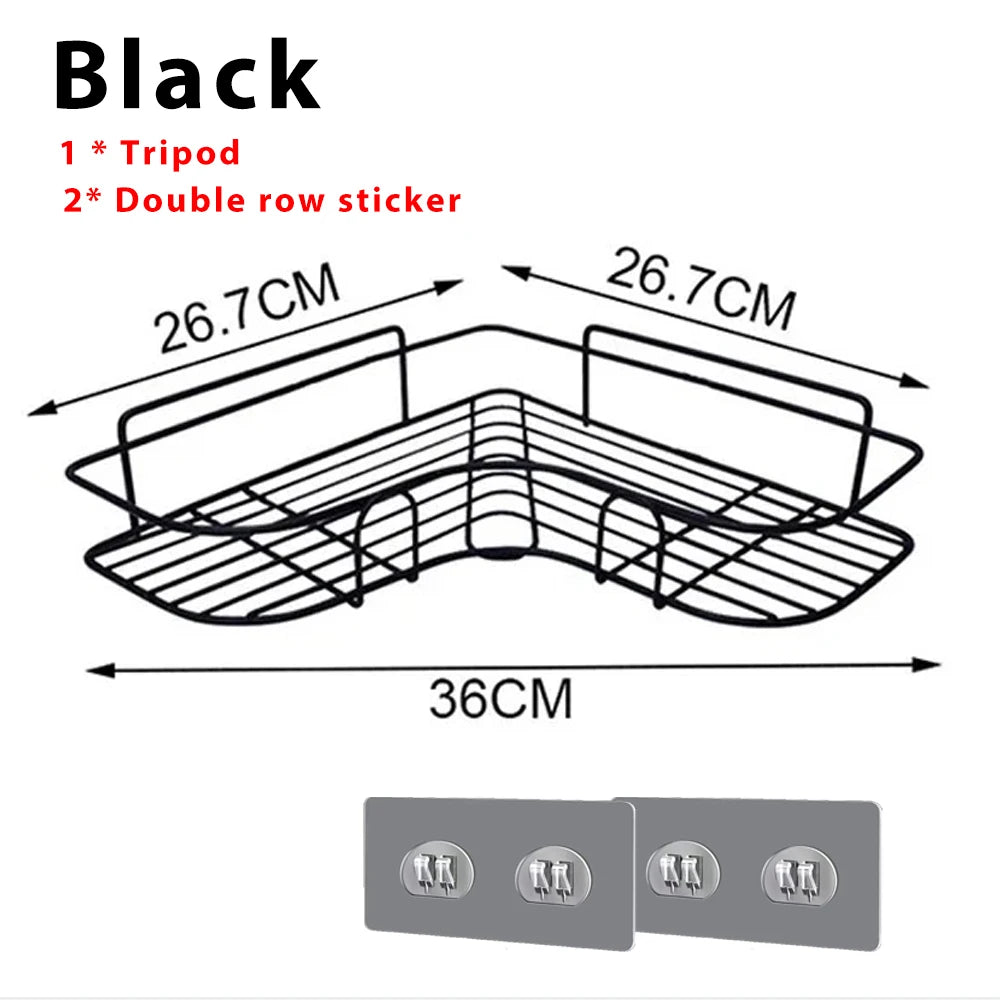 Toilet Storage Rack Bathroom Shelf Wall Mounted Shelf Bracket Bathroom Accessory Organizer