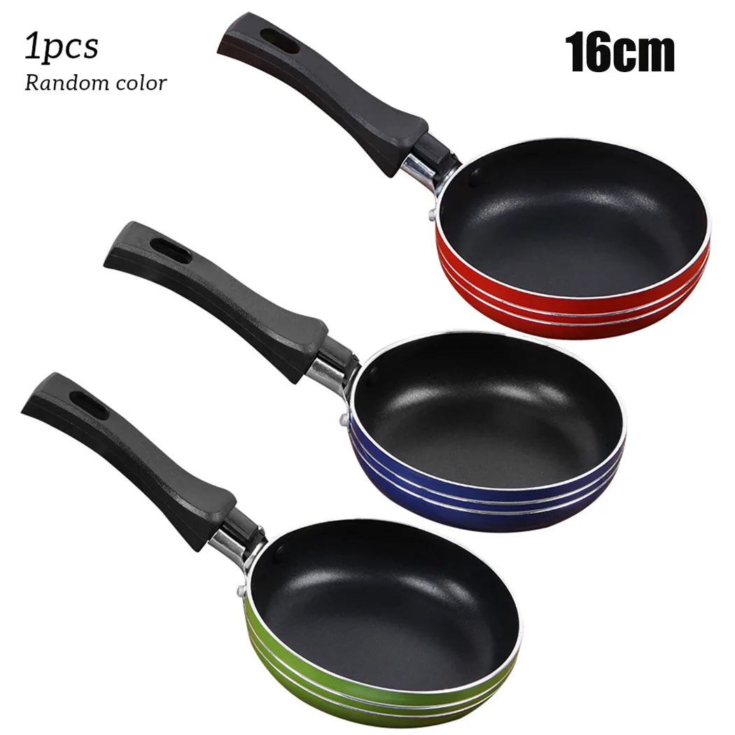 12cm/14cm/16cm Mini Frying Pan Non-Stick Steel Frypan